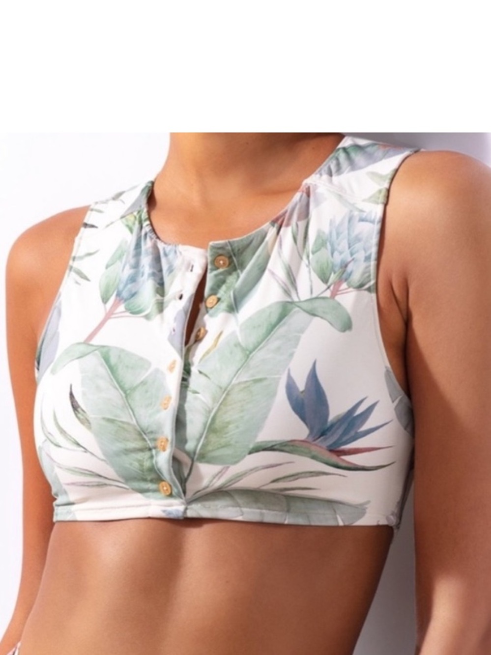 REVEL REY Robbie Top- Isla Leaf